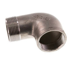 Rp 1 1/4'' x R 1 1/4'' F/M RVS L-Fitting 90graden 10 Bar