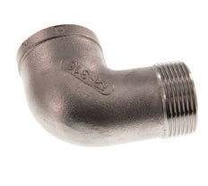 Rp 1 1/4'' x R 1 1/4'' F/M RVS L-Fitting 90graden 10 Bar