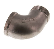 2'' NPT x 2'' NPT F/M Stainless steel 90 deg Elbow Fitting 16 Bar