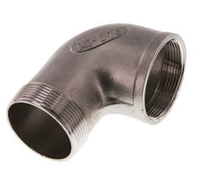 Rp 2'' x R 2'' F/M RVS L-Fitting 90graden 10 Bar