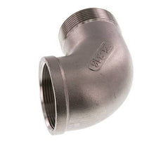 Rp 2'' x R 2'' F/M RVS L-Fitting 90graden 16 Bar