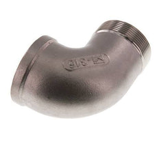 Rp 2'' x R 2'' F/M RVS L-Fitting 90graden 16 Bar
