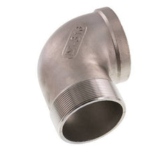 Rp 3'' x R 3'' F/M RVS L-Fitting 90graden 16 Bar