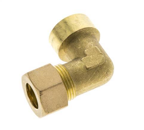 G 1/2'' x 14mm Messing L-Knelfitting 90 graden 89 Bar DIN EN 1254-2