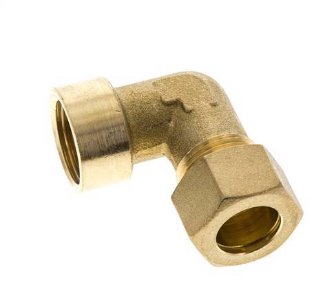 G 1/2'' x 15mm Messing L-Knelfitting 90 graden 82 Bar DIN EN 1254-2