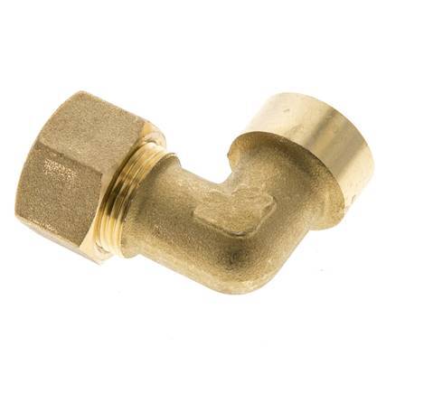 G 1/2'' x 16mm Messing L-Knelfitting 90 graden 76 Bar DIN EN 1254-2