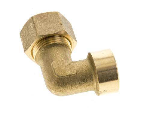 G 1/2'' x 16mm Messing L-Knelfitting 90 graden 76 Bar DIN EN 1254-2