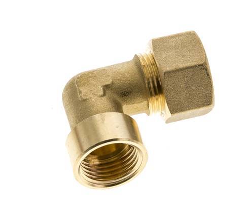 G 1/2'' x 16mm Messing L-Knelfitting 90 graden 76 Bar DIN EN 1254-2