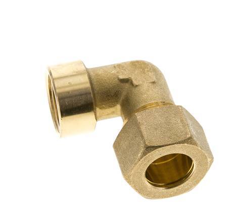 G 1/2'' x 16mm Messing L-Knelfitting 90 graden 76 Bar DIN EN 1254-2