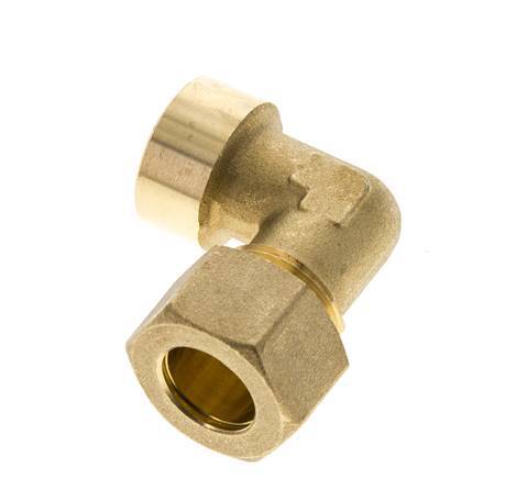 G 1/2'' x 16mm Messing L-Knelfitting 90 graden 76 Bar DIN EN 1254-2