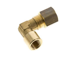 G 1/8'' x 8mm Messing L-Knelfitting 90 graden 135 Bar DIN EN 1254-2