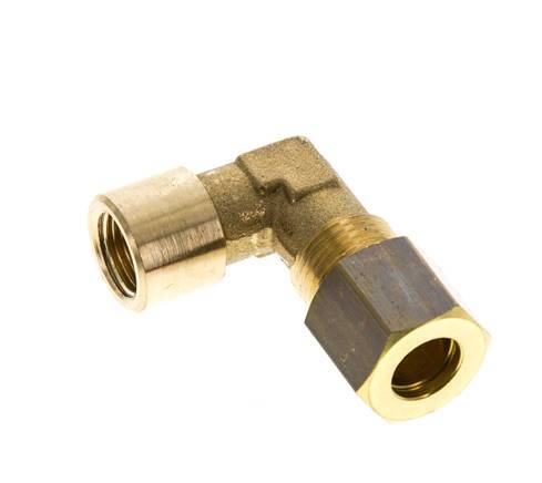 G 1/8'' x 8mm Messing L-Knelfitting 90 graden 135 Bar DIN EN 1254-2