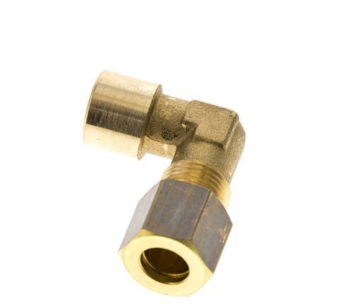 G 1/8'' x 8mm Messing L-Knelfitting 90 graden 135 Bar DIN EN 1254-2