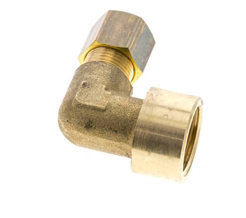 G 3/8'' x 8mm Messing L-Knelfitting 90 graden 135 Bar DIN EN 1254-2