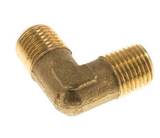 R 1/4'' Male Brass 90 deg Elbow Fitting 16 Bar [2 Pieces]