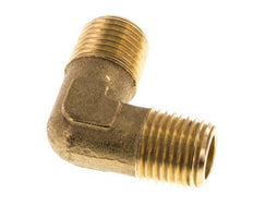 R 1/4'' Male Brass 90 deg Elbow Fitting 16 Bar [2 Pieces]