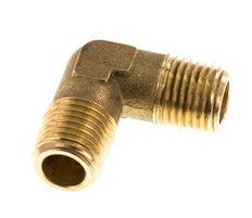 R 1/4'' Male Brass 90 deg Elbow Fitting 16 Bar [2 Pieces]