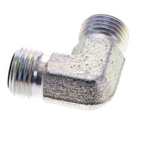 UNF 9/16''-18 Buitendraad Verzinkt Stalen L-Fitting 90graden ORFS 630 Bar - Hydrauliek