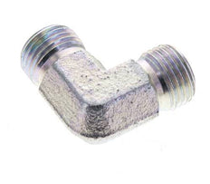 UNF 9/16''-18 Buitendraad Verzinkt Stalen L-Fitting 90graden ORFS 630 Bar - Hydrauliek
