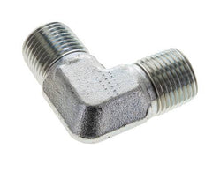 1/2'' NPT Buitendraad Verzinkt Stalen L-Fitting 90graden 225 Bar - Hydrauliek