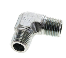1/2'' NPT Buitendraad Verzinkt Stalen L-Fitting 90graden 225 Bar - Hydrauliek