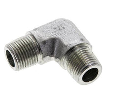 3/8'' NPT Buitendraad Verzinkt Stalen L-Fitting 90graden 250 Bar - Hydrauliek