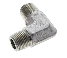 3/8'' NPT Buitendraad Verzinkt Stalen L-Fitting 90graden 250 Bar - Hydrauliek