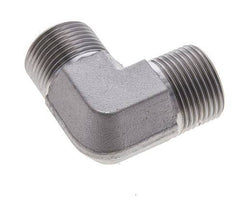 UN 1-3/16''-12 Buitendraad Verzinkt Stalen L-Fitting 90graden ORFS 400 Bar - Hydrauliek