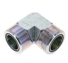 UN 1-11/16''-12 Male Zinc plated Steel 90 deg Elbow Fitting ORFS 250 Bar - Hydraulic