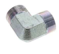 UN 1-11/16''-12 Buitendraad Verzinkt Stalen L-Fitting 90graden ORFS 250 Bar - Hydrauliek