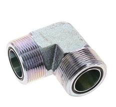 UN 1-11/16''-12 Buitendraad Verzinkt Stalen L-Fitting 90graden ORFS 250 Bar - Hydrauliek