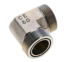 UN 2''-12 Buitendraad Verzinkt Stalen L-Fitting 90graden ORFS 250 Bar - Hydrauliek