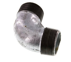 R 1 1/2'' Male Zinc plated Cast iron 90 deg Elbow Fitting 25 Bar