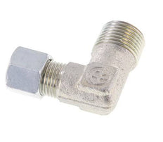 R 1/2'' Buitendraad x 10L Verzinkt Stalen L-Fitting 90graden 315 Bar DIN 2353
