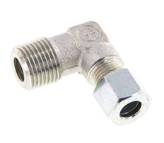 R 1/2'' Buitendraad x 10L Verzinkt Stalen L-Fitting 90graden 315 Bar DIN 2353