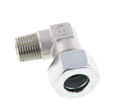 R 1/2'' Buitendraad x 18L Verzinkt Stalen L-Fitting 90graden 315 Bar DIN 2353