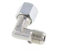 R 1/4'' Buitendraad x 8L Verzinkt Stalen L-Fitting 90graden 315 Bar DIN 2353