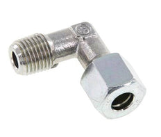 R 1/4'' Buitendraad x 8L Verzinkt Stalen L-Fitting 90graden 315 Bar DIN 2353