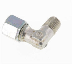R 1/4'' Buitendraad x 8S Verzinkt Stalen L-Fitting 90graden 630 Bar DIN 2353