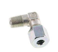 R 1/4'' Buitendraad x 8S Verzinkt Stalen L-Fitting 90graden 630 Bar DIN 2353