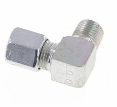 R 1/8'' Buitendraad x 6LL Verzinkt Stalen L-Fitting 90graden 100 Bar DIN 2353