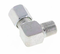 R 1/8'' Buitendraad x 6LL Verzinkt Stalen L-Fitting 90graden 100 Bar DIN 2353