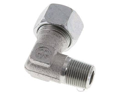 R 3/8'' Buitendraad x 15L Verzinkt Stalen L-Fitting 90graden 315 Bar DIN 2353