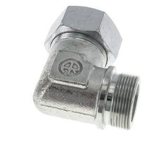 G 1 1/2'' Buitendraad x 38S Verzinkt Stalen L-Fitting 90graden 315 Bar DIN 2353