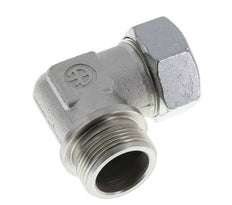G 1 1/4'' Buitendraad x 35L Verzinkt Stalen L-Fitting 90graden 160 Bar DIN 2353