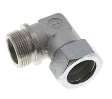 G 1 1/4'' Buitendraad x 35L Verzinkt Stalen L-Fitting 90graden 160 Bar DIN 2353