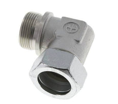 G 1 1/4'' Buitendraad x 35L Verzinkt Stalen L-Fitting 90graden 160 Bar DIN 2353