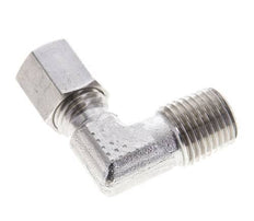 1/4'' NPT Male x 6L Stainless steel 90 deg Elbow Cutting ring 315 Bar DIN 2353