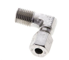 1/4'' NPT Male x 6L Stainless steel 90 deg Elbow Cutting ring 315 Bar DIN 2353