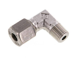 R 1/4'' Male x 8S Stainless steel 90 deg Elbow Fitting 630 Bar DIN 2353